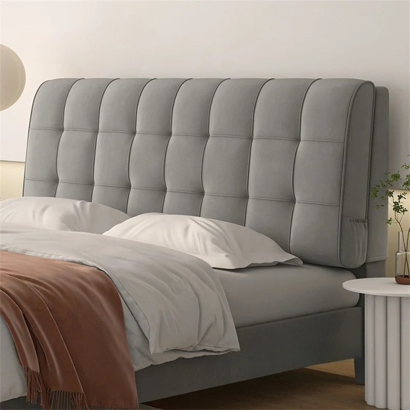 Headboard Cushion Backrest Tatami - 北欧ベッドヘッドクッション枕畳ヘッドボードソフトバッグベッド背もたれ寝室自己粘着衝突防止ベッドヘッドボード