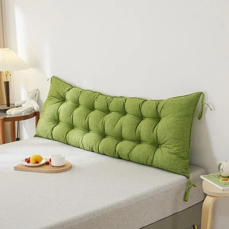 Headboard Cushion Backrest Tatami - 1PC ソファロングクッションヘッドボード読書枕ベッドサイド厚いクッション大型背もたれ腰枕バックサポート畳枕