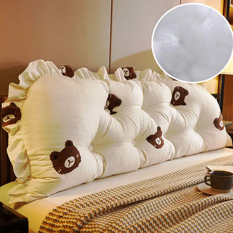 Headboard Cushion Backrest Tatami - 幅広の長方形のベッドサイドテーブル,背もたれ付き,取り外し可能,ソファ用,デイタイムエンボス加工付き