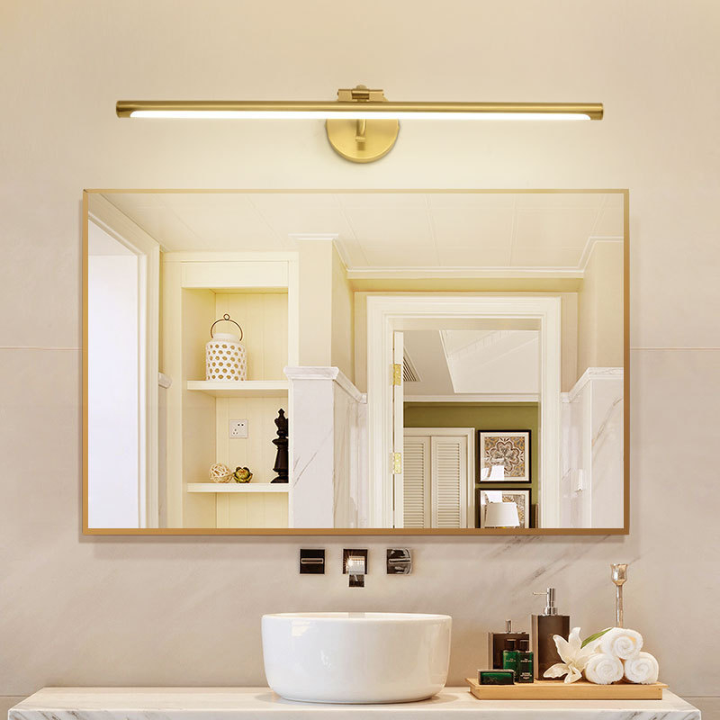 Dressing Table Vanity With Lighted Mirror - 全銅製バスルームバニティミラーライト LED バスルームドレッシングテーブルミラーキャビネットランプ バスルームミラーライト ウォールライト