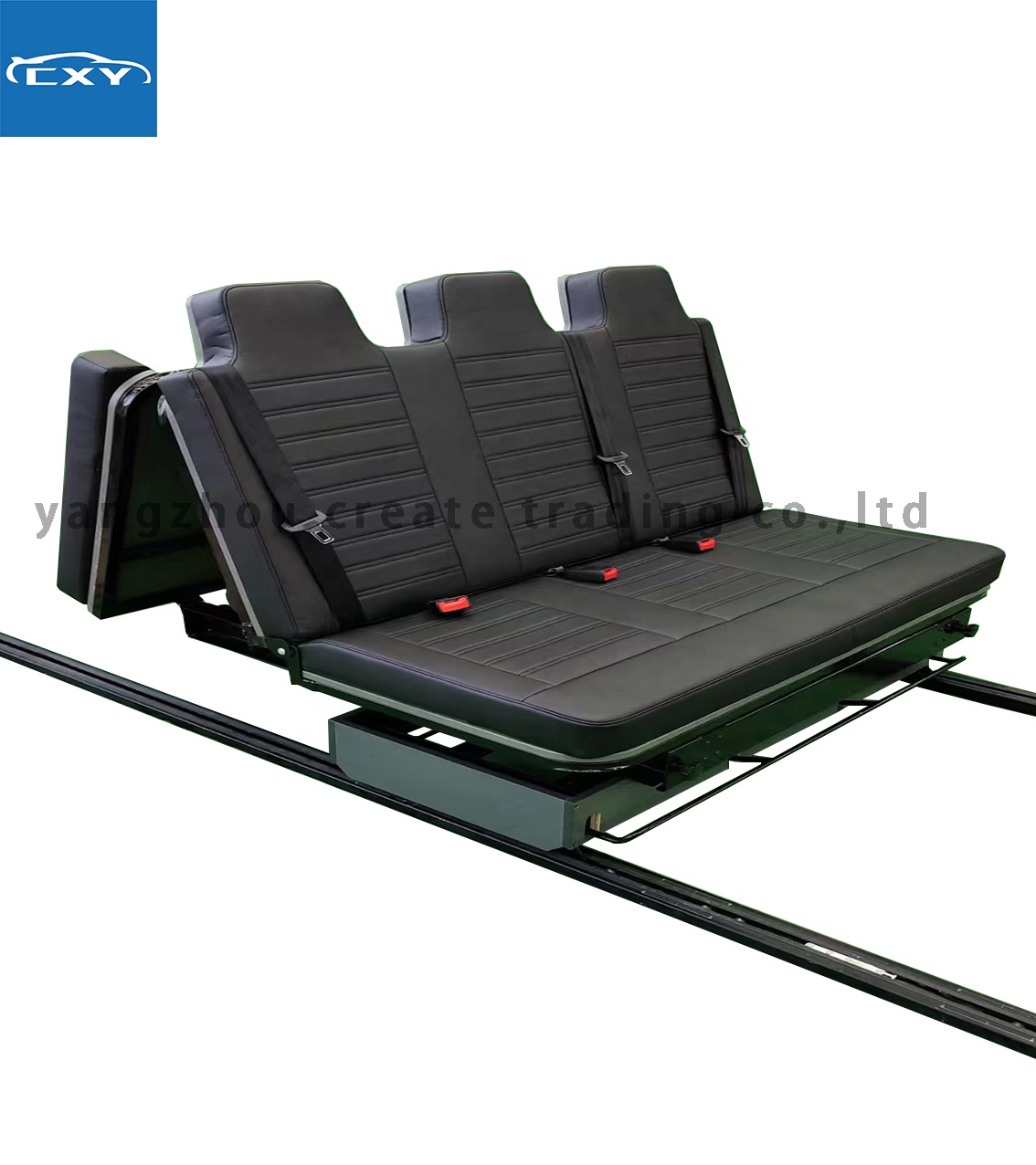 3人乗り快適レザー折りたたみ式RVキャンピングカーソファベッ - Sofas のレビューと価格