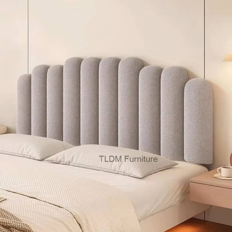 枕モダンなダブルベッドヘッドボード畳衝突防止ライト高級ラムウ - Headboard Cushion Backrest Tatami のレビューと価格