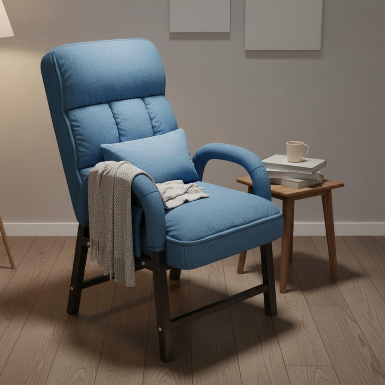 ハイバックレイジーソファチェア、調節可能な背もたれ、テキスタ - Sofas のレビューと価格