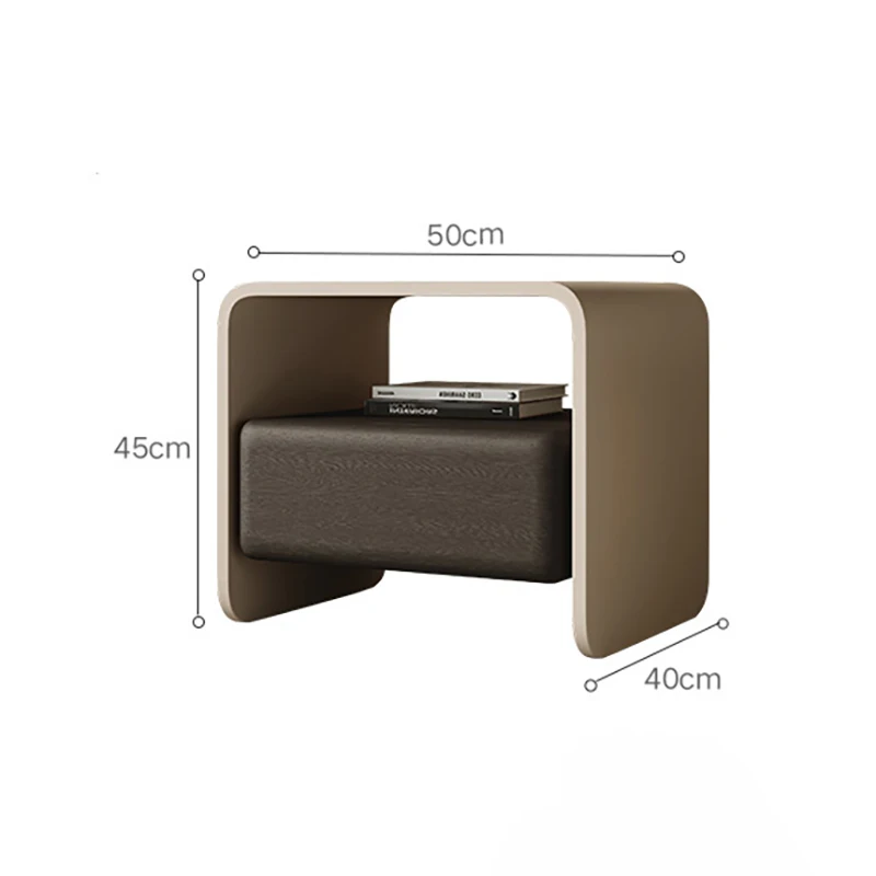 高級無垢材回転式ナイトスタンド家具、ホームリビングルーム用サ - Solid Wood Nightstand 2 Drawers のレビューと価格