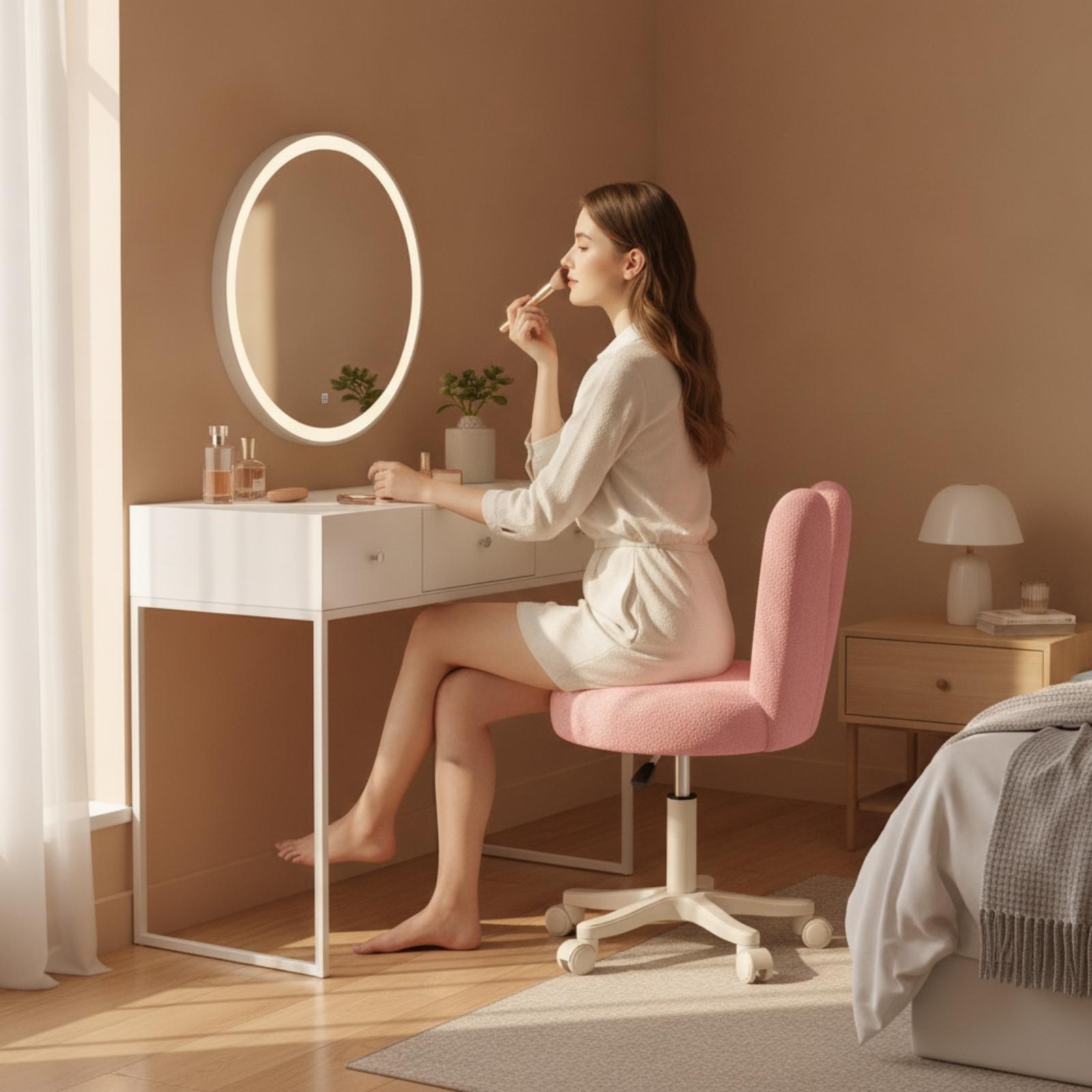 背もたれ付きローリングスツール、高さ調節可能な回転スツール、 - Chairs のレビューと価格