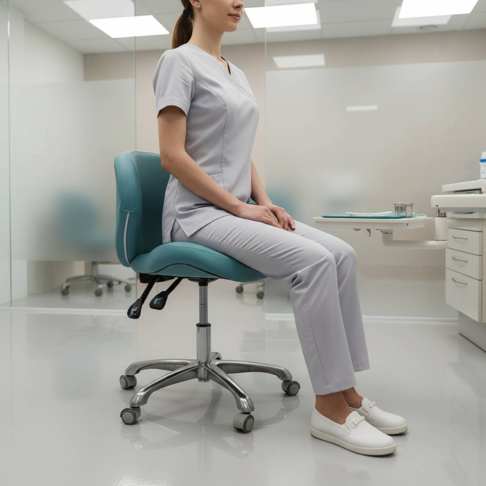 布張り回転椅子、クッション付き回転デスクチェア、モダンなオフ - Chairs のレビューと価格