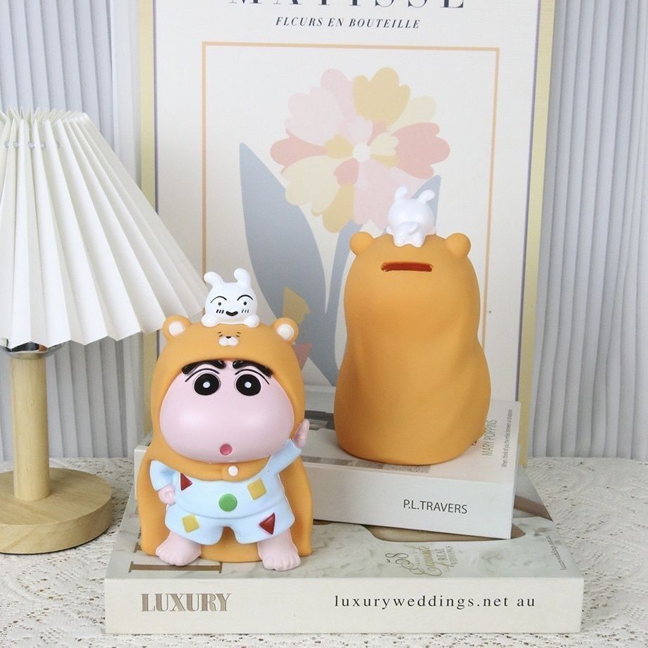 クレヨンしんちゃんのぬいぐるみ貯金箱 寮の寝室用 クレヨンし - Bedroom Furniture のレビューと価格