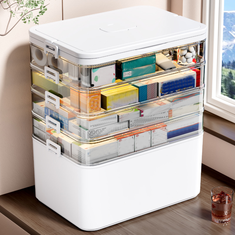 多機能多層収納ボックス、ハンドル付き、大/特大サイズ - 文 - Bedroom Furniture のレビューと価格
