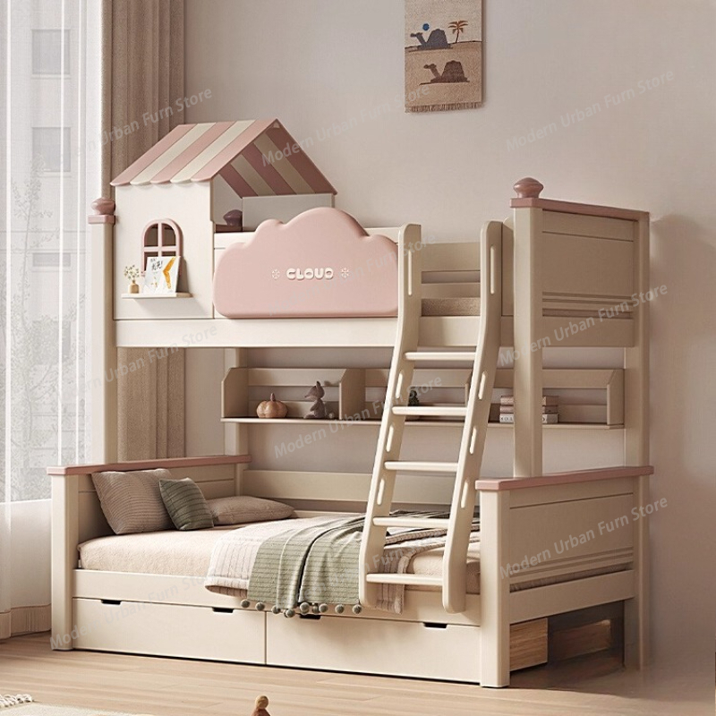 幼児用家具 引き出し収納付き二段ベッド 北欧風 おしゃれでユ - King Size Bed Frame With Storage Drawers のレビューと価格
