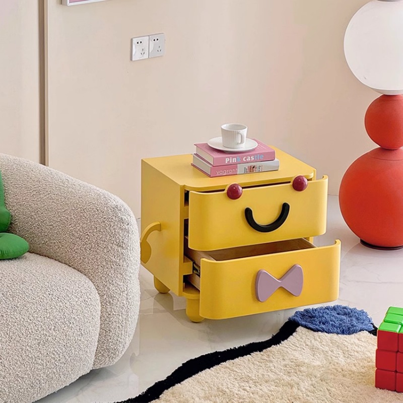 漫画のベッドサイドテーブル、家庭用家具、リビングルームのテレ - Solid Wood Nightstand 2 Drawers のレビューと価格
