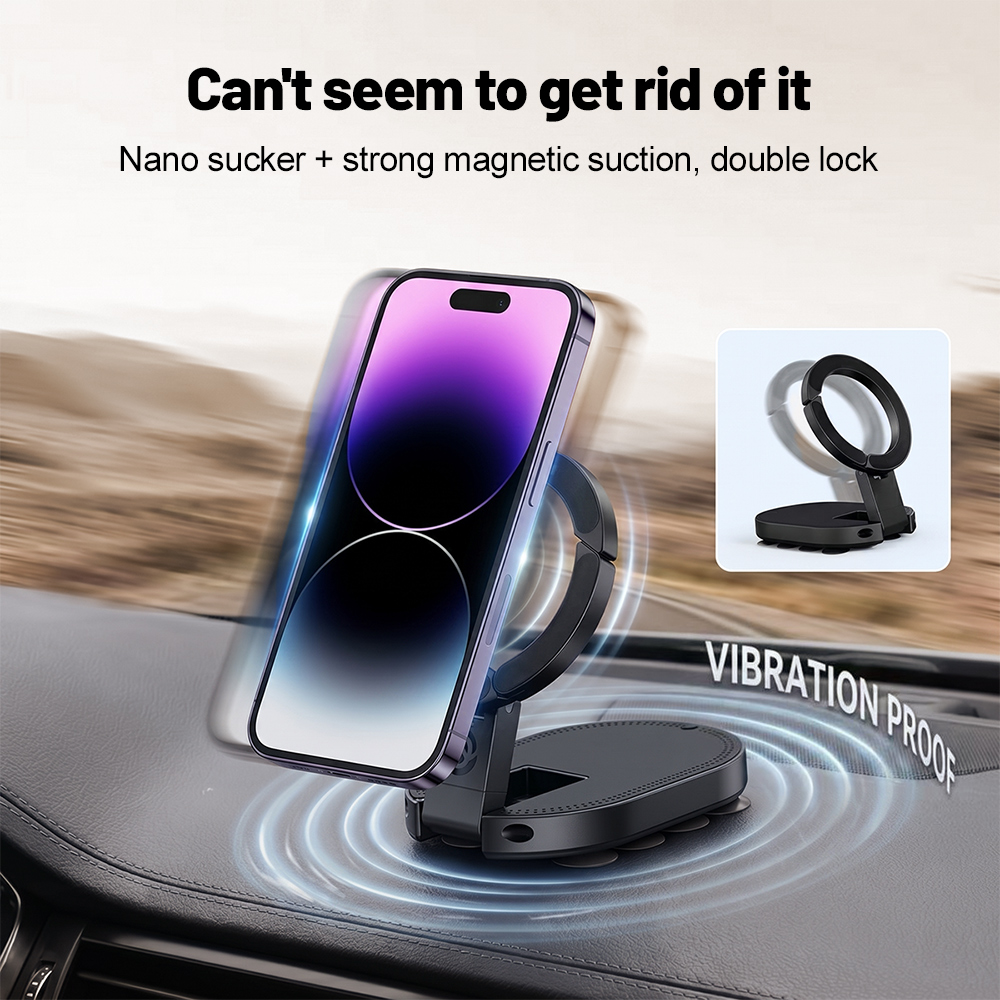 360 °   回転式3-in-1吸盤式マグネット携帯ホルダ - Bedroom Furniture のレビューと価格