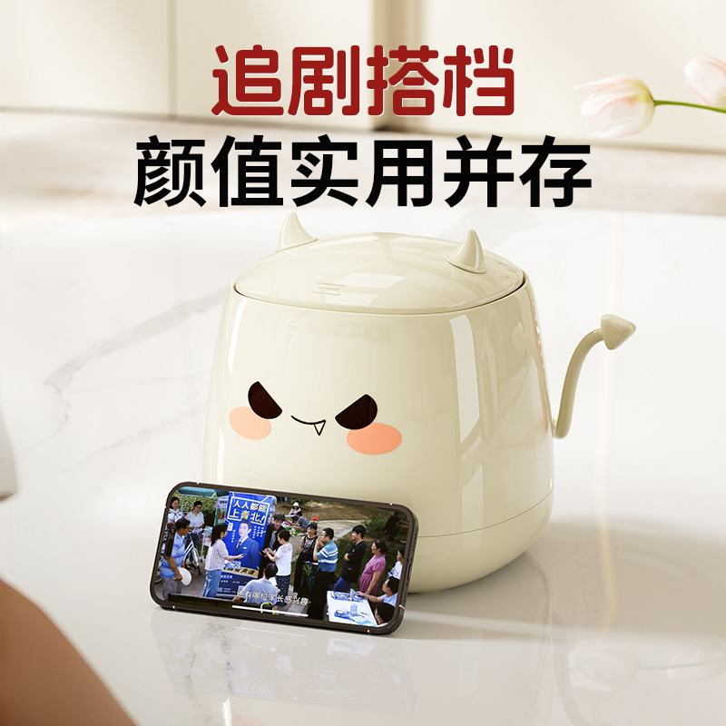 かわいいミニ悪魔型高級感デスクトップゴミ箱（蓋付き）、寝室オ - Bedroom Furniture のレビューと価格