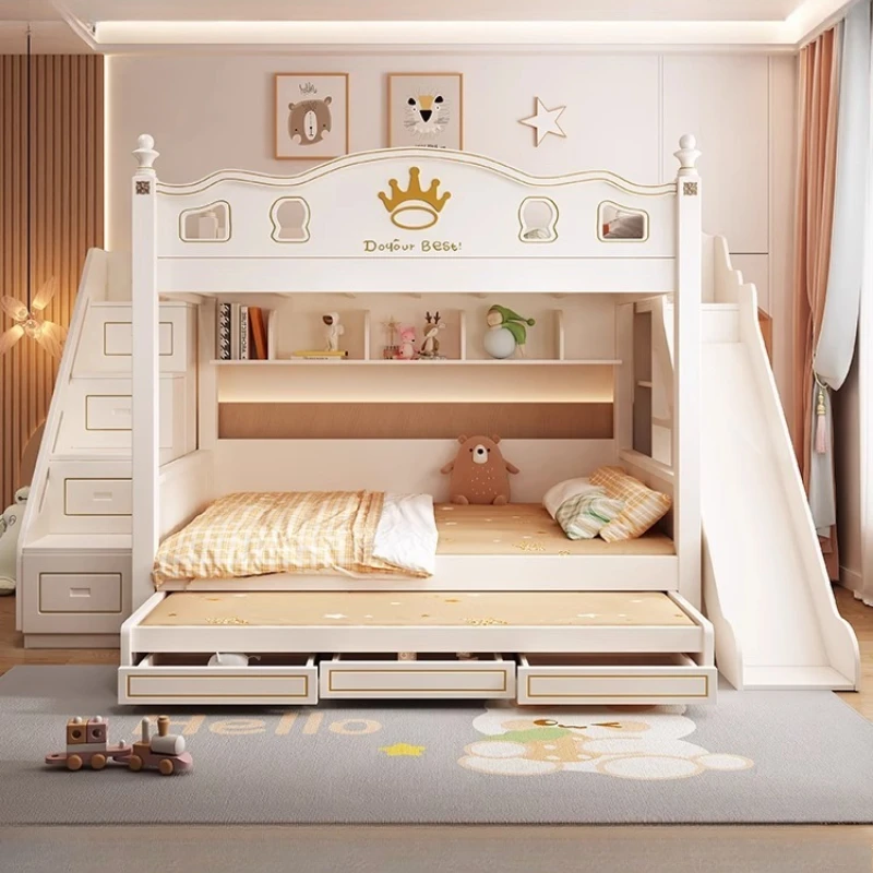 北欧風高級モダン寝室家具 3段引き出し収納ロフトベッド ベッ - King Size Bed Frame With Storage Drawers のレビューと価格