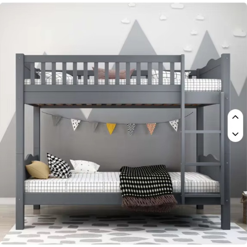 ホットセール家具 ダブルベッド キッズ二段ベッド ソリッドパ - Bunk Bed With Stairs And Slide のレビューと価格