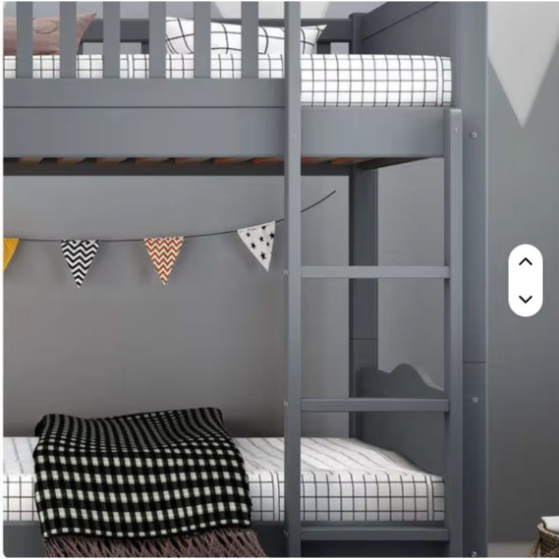 ホットセール家具 ダブルベッド キッズ二段ベッド ソリッドパ - Bunk Bed With Stairs And Slide のレビューと価格