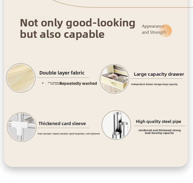 カバー付きポータブルクローゼット、折りたたみ式カバー付き衣類 - Wardrobe Closet Portable Fabric Cover のレビューと価格
