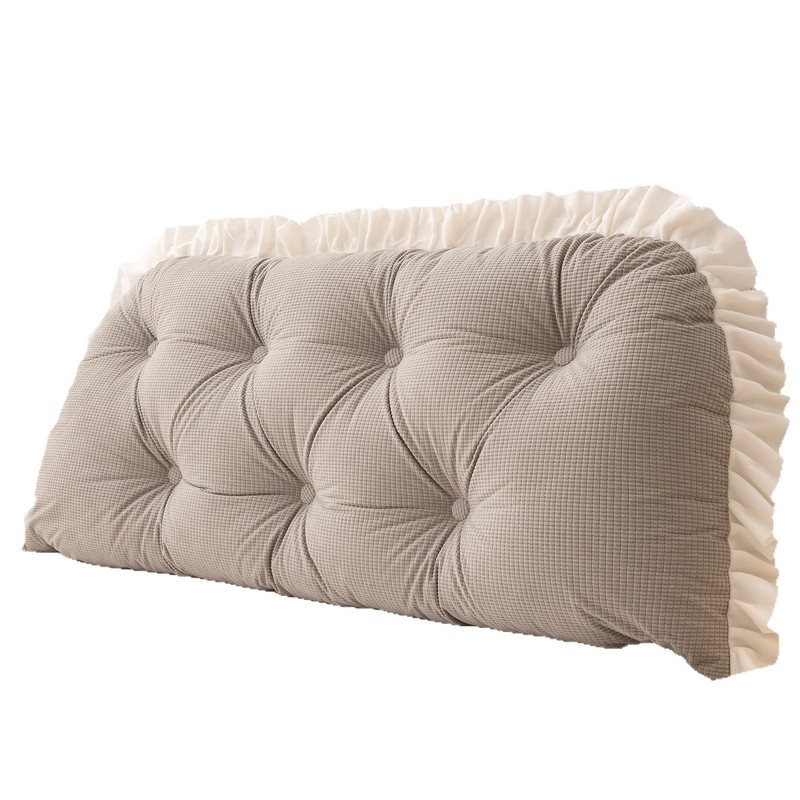 フリル付きヘッドボード枕ランバーサポートバッククッション寮の - Headboard Cushion Backrest Tatami のレビューと価格