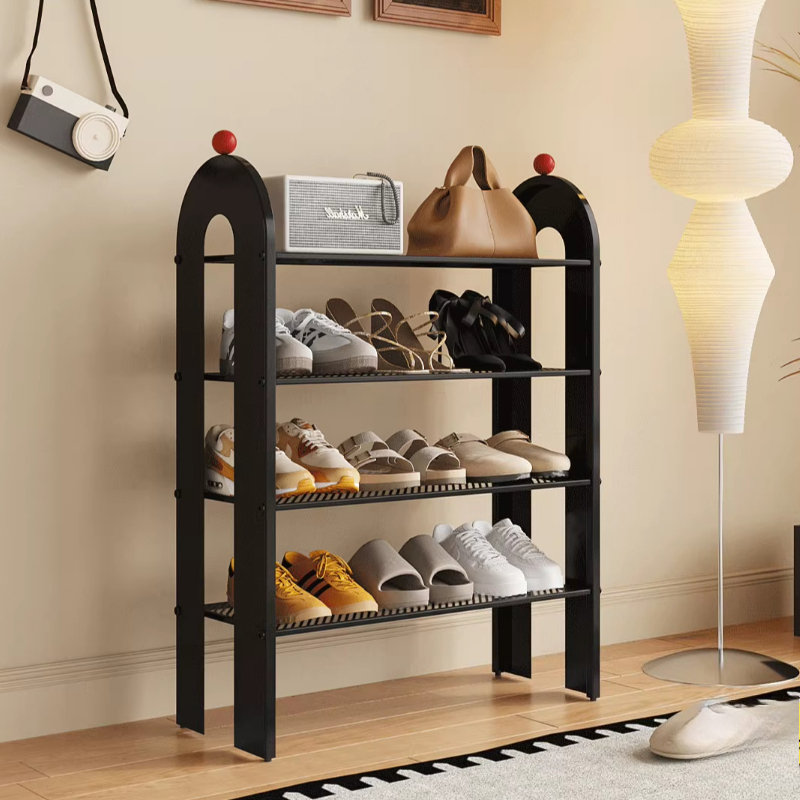 クリエイティブな狭い靴ラック多層鉄製靴オーガナイザー玄関スペ - Shoe Rack Cabinet Narrow Entryway のレビューと価格