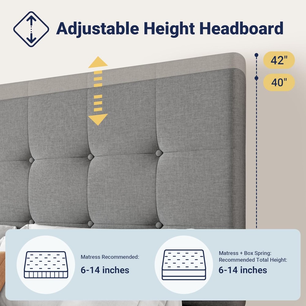 米国発送 キングサイズ プラットフォームベッドフレーム 収納 - King Size Bed Frame With Storage Drawers のレビューと価格