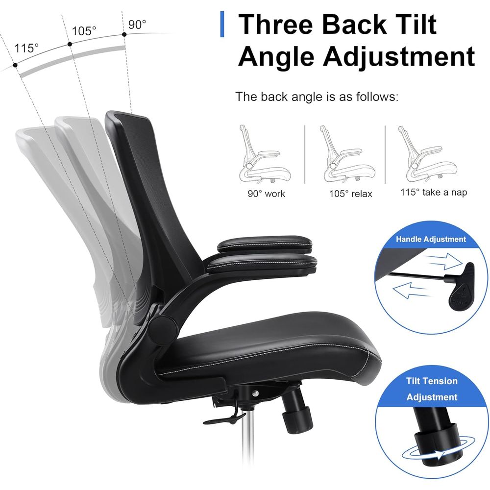 人間工学に基づいたリクライニングハイバックオフィスチェア（調 - Chairs のレビューと価格