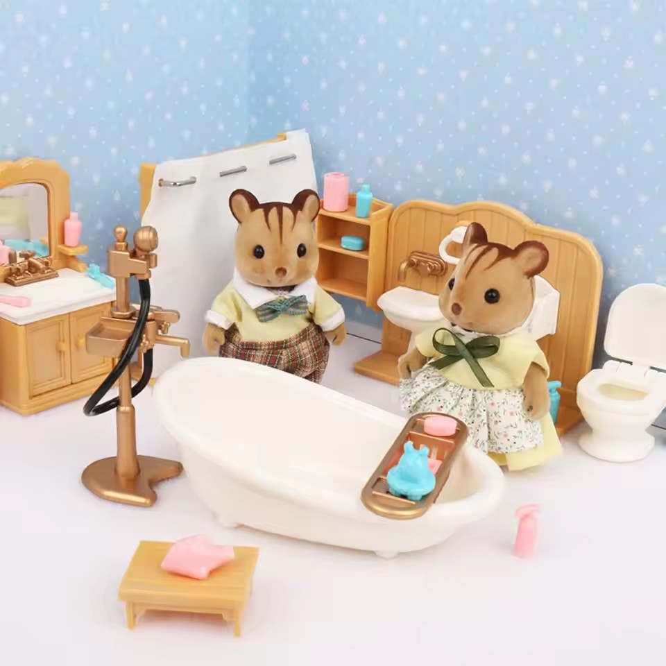 1/12 スケールドールハウス家具セット寝室バスルームキッチ - Bedroom Furniture のレビューと価格