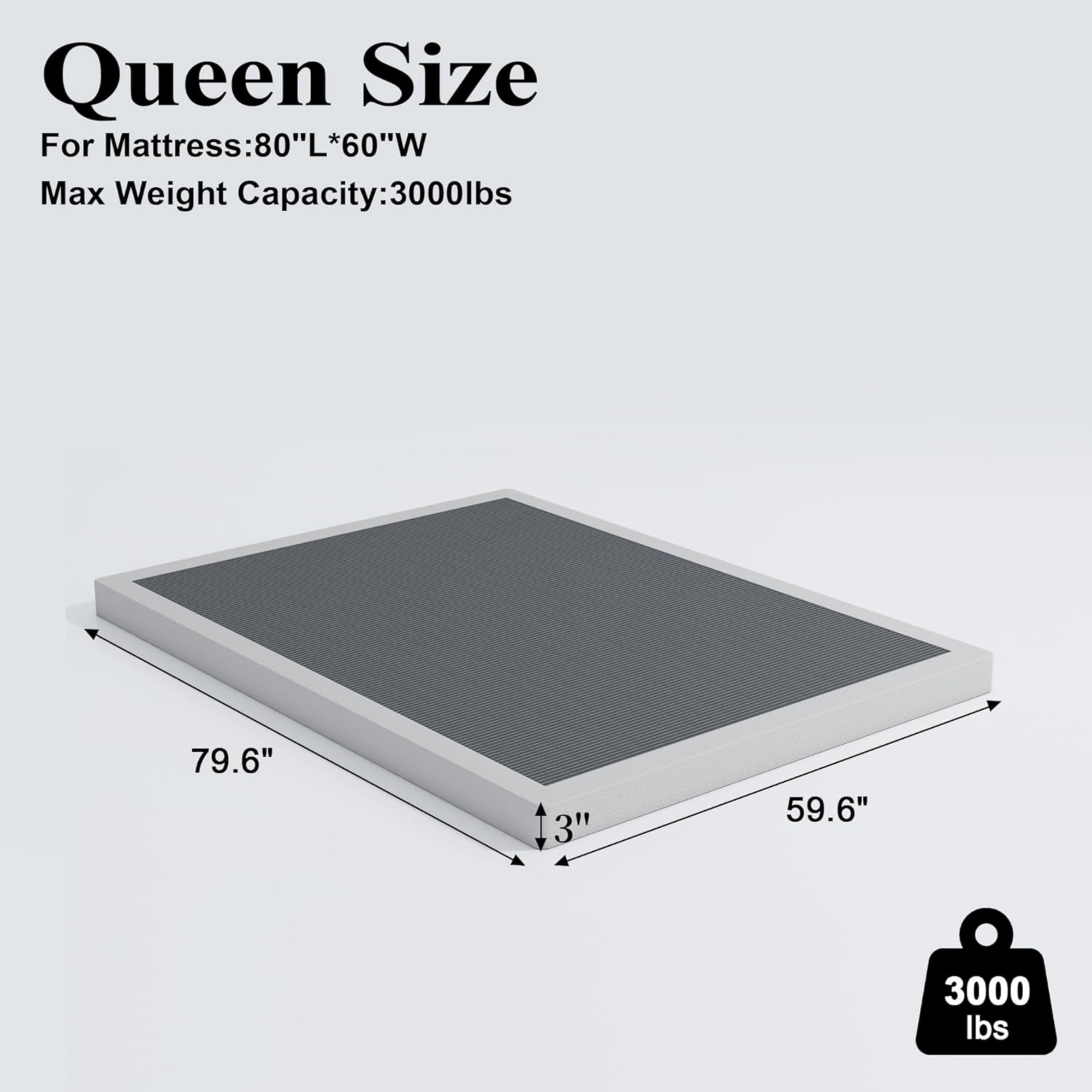 ロープロファイルボックススプリングクイーンサイズ、クイーンベ - Memory Foam Mattress In A Box Queen のレビューと価格