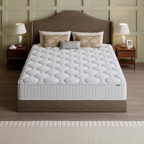 クイーンマットレス、14インチハイブリッドメモリーフォームマ - Memory Foam Mattress In A Box Queen のレビューと価格