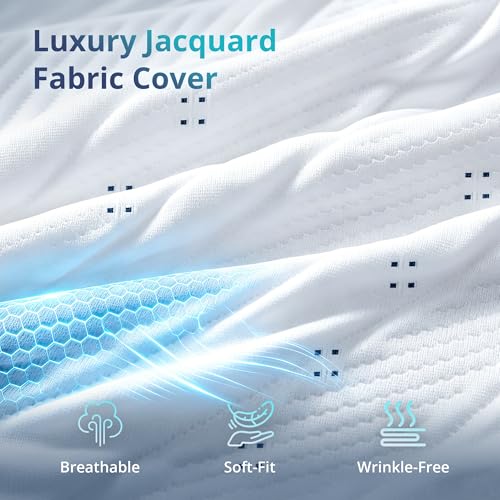 クイーンマットレス 12インチ ゲルメモリーフォームマットレ - Memory Foam Mattress In A Box Queen のレビューと価格