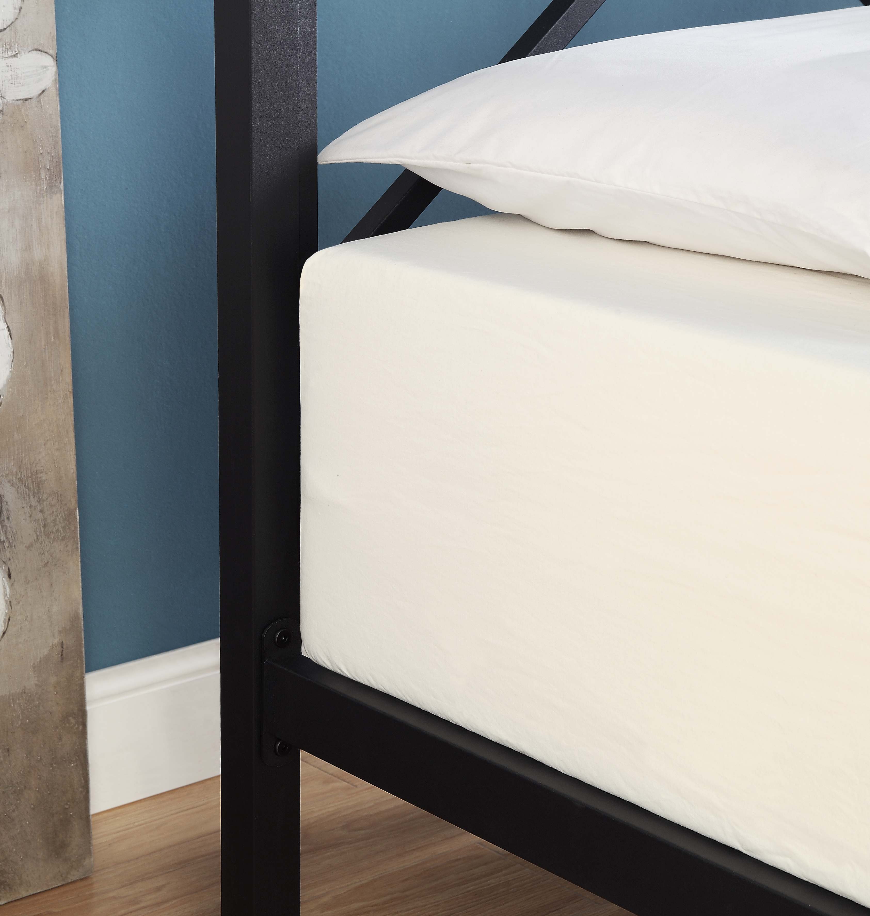 yh-クイーンサイズ蚊帳 マルチカラー メタル シンプル ホ - Canopy Bed Frame Metal Queen のレビューと価格